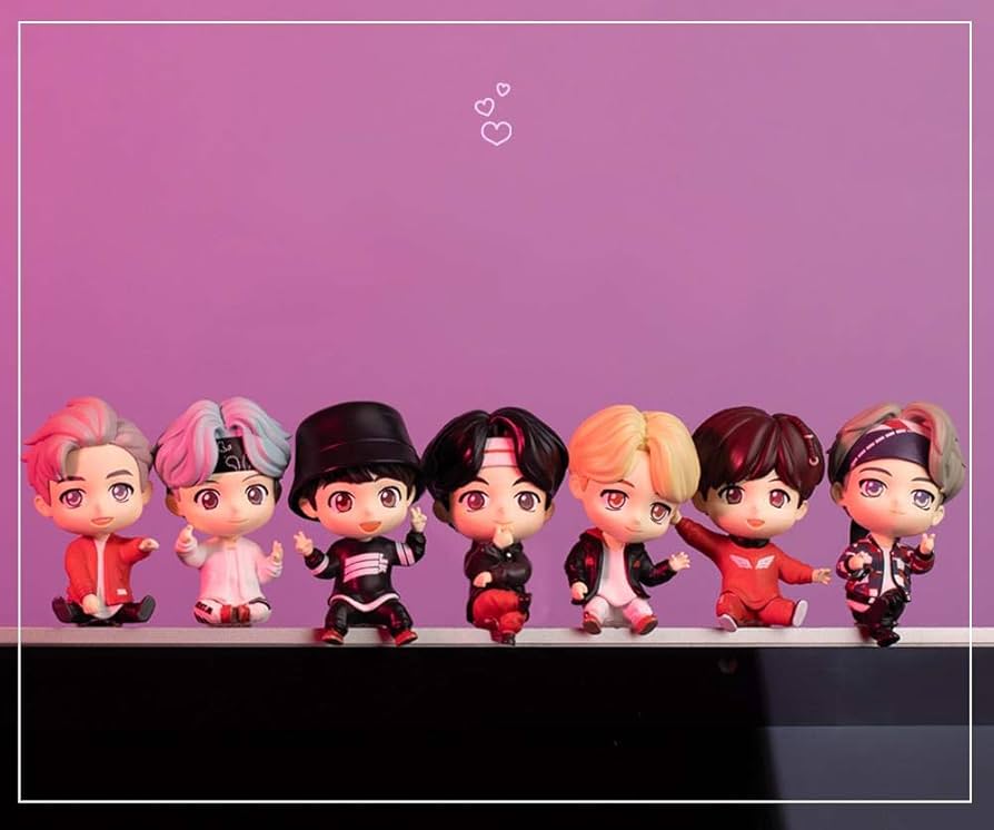 7 figuras coleccionables de la banda