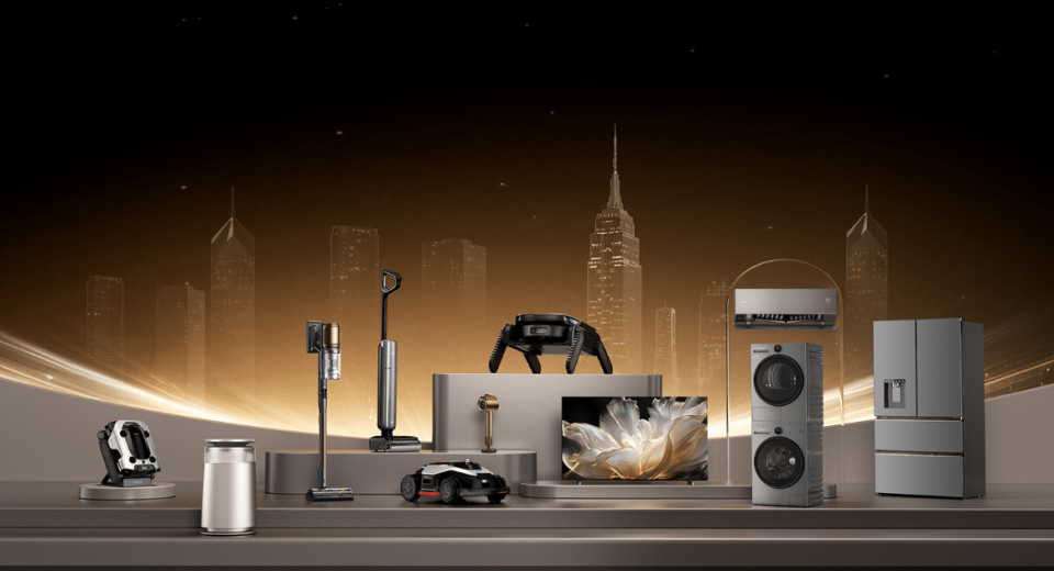 Ecosistema Inteligente Integral de Dreame con la aspiradora X60 y el refrigerador FizzFresh.