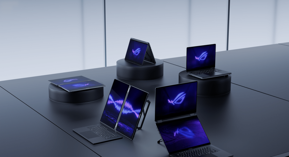 Laptop ASUS ROG Zephyrus Duo 2026 con doble pantalla OLED y teclado desmontable
