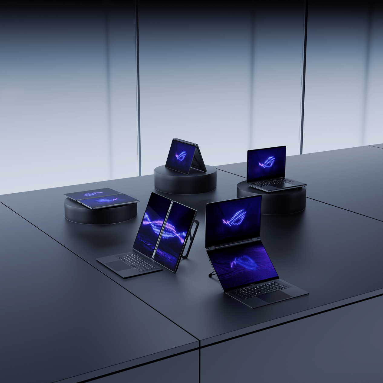 Laptop ASUS ROG Zephyrus Duo 2026 con doble pantalla OLED y teclado desmontable