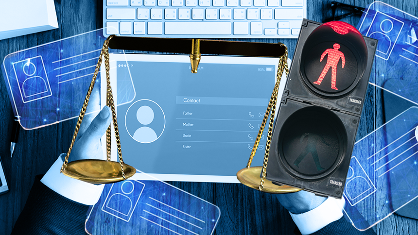 Esta imagen ilustra el concepto de vulnerabilidad digital, mostrando un iris escaneado y elementos de identidad protegidos por candados digitales que se desintegran, todo bajo una estética neón de blog de tecnología.