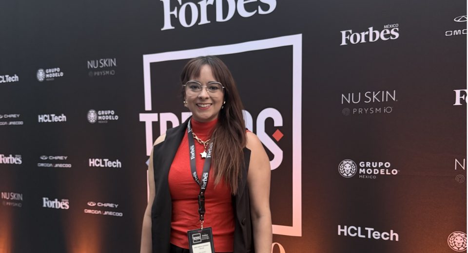 Perspectiva en primera persona (POV) de un asistente en el Foro Forbes Trends