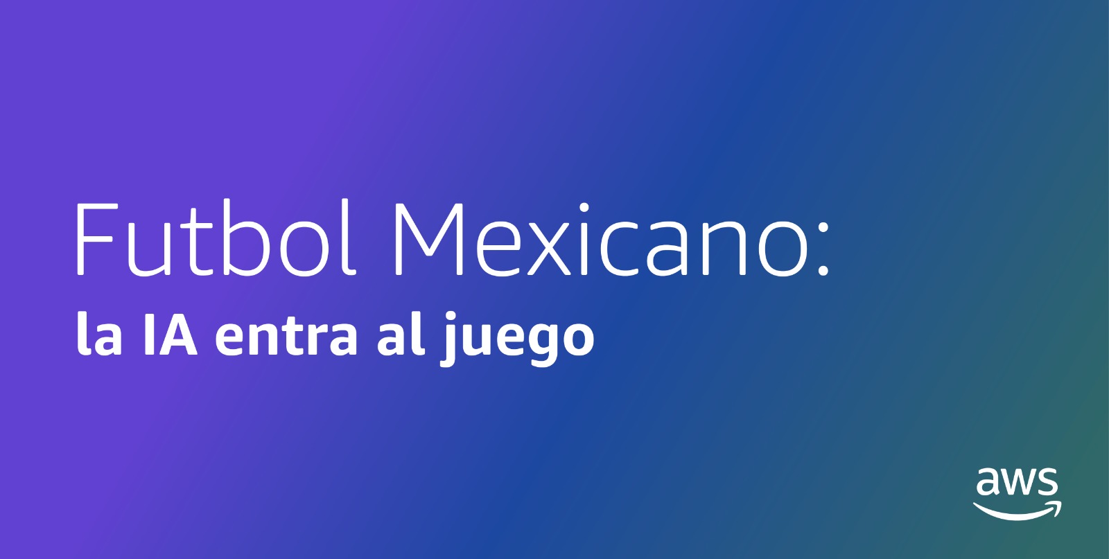 Amazon Web Services en el deporte.
